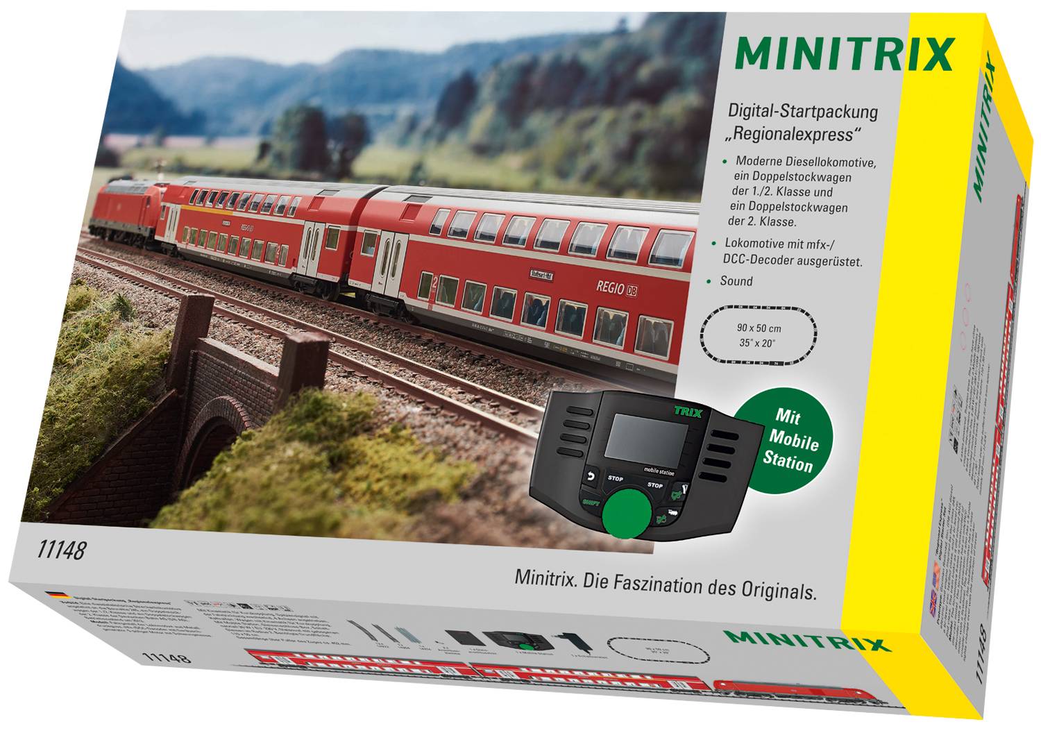 MiniTrix T11148 N Digital-Start packing "Regionalexpress" of DB AG-2