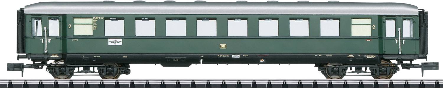Image of MiniTrix T18409 Passenger wagon B4ylwe Express train in the Danube Valley 2nd class of DB 2nd class