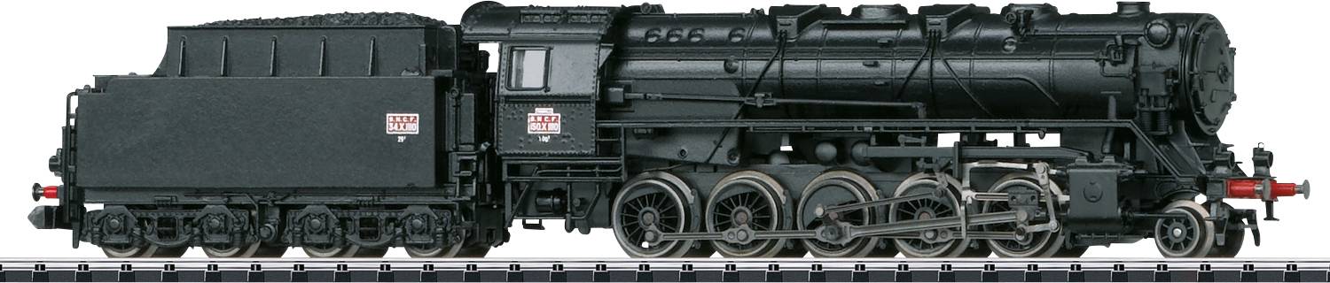 Image of MiniTrix T16442 Steam locomotive series 150 X from SNCF