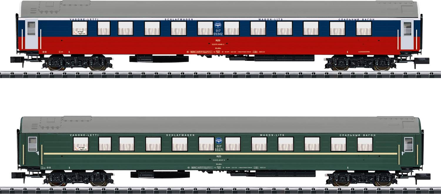 MiniTrix T18252 Persoen wagon 2er-Set 