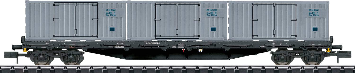 Image of MiniTrix T18431 Flat wagon RGS 3910 of DR