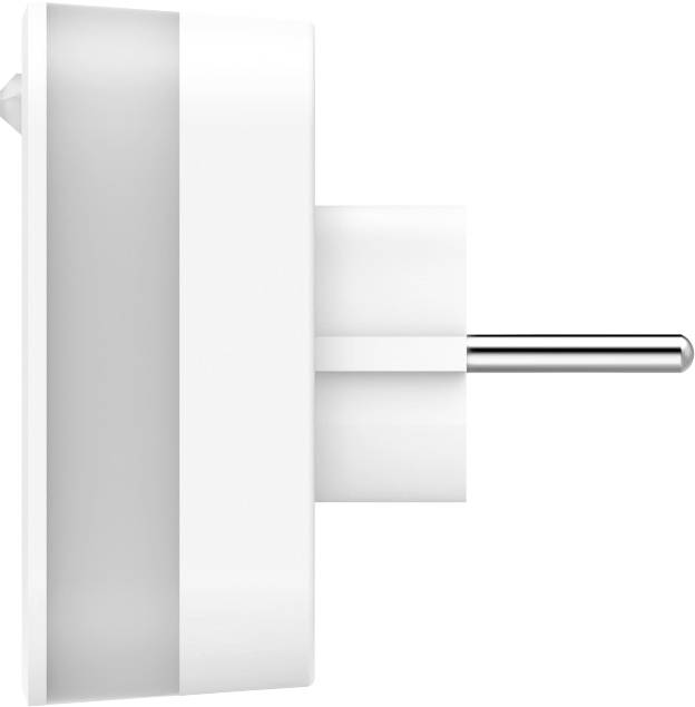 Hama 00133752 In-line socket + USB White-1