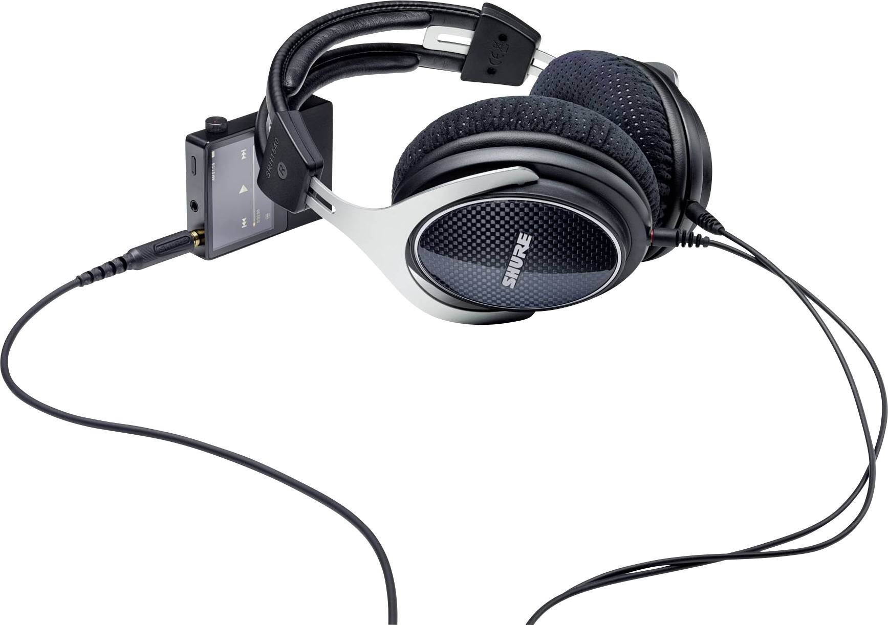 Shure SRH1540-BK Over-ear headphones Corded (1075100) Black-10