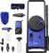 'Nilfisk Core 150' Pressure Washer Set with various nozzles, brushes, and cleaning agents for versatile applications.