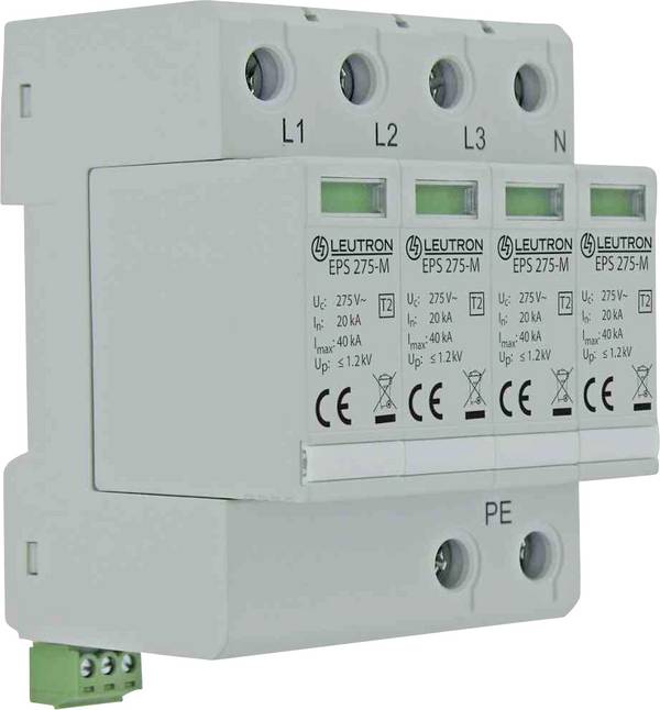 Leutron 380613 EPS T2/4+0-275-FM Surge protection device Surge protection for: Switchboards 40 kA 1 pc(s)