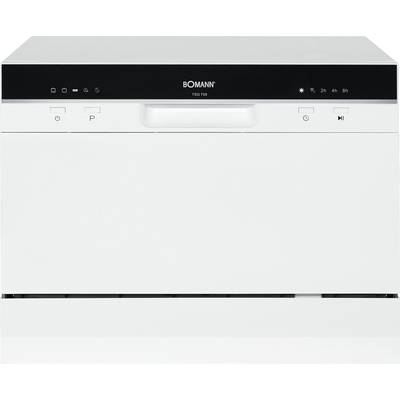 Bomann TSG 7404 Table top dishwasher 550 mm EEC: F (A - G) Front loading White