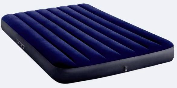 Intex 64758 DuraBeam Classic Airbed (L x W x H) 191 x 137 x 25 cm Blue