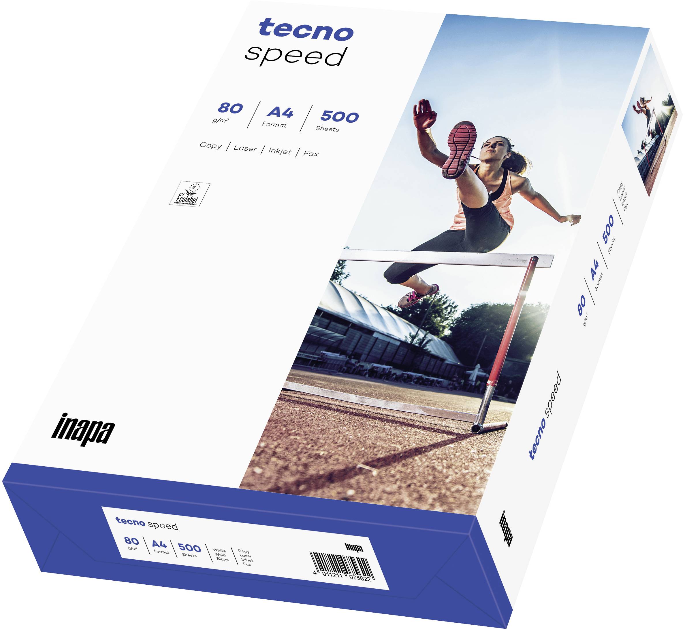 Inapa Tecno Speed 2100011521 Universal printer/copier paper A4 80 g/m² 500 sheet White-0