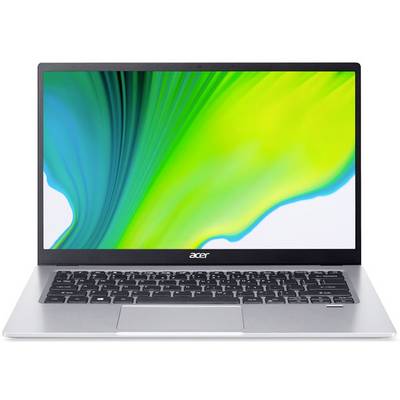 Acer Laptop Swift 1 SF114 35.6 cm (14 inch) Full HD Intel® Pentium® Silver N6000 8 GB RAM 512 GB SSD German, QWERTZ Silv-0