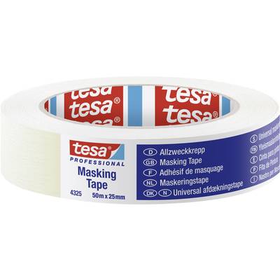 tesa STANDARD 04325-00001-01 Masking tape tesa® Professional Beige (L x W) 50 m x 25 mm 1 pc(s)