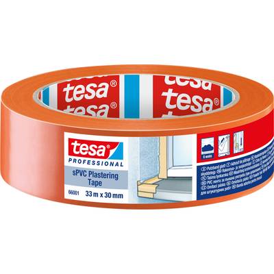 tesa SPVC 66001-00002-00 Plastering tape tesa® Professional Orange (L x W) 33 m x 30 mm 1 pc(s)