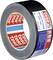Black fabric tape roll by Tesa, 25 m x 50 mm, in blue and red packaging. Suitable for various adhesive applications.