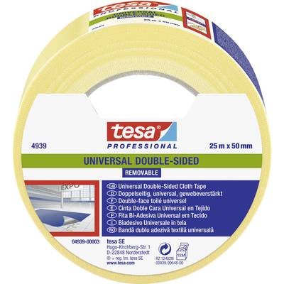 tesa UNIVERSAL REMOVABLE 04939-00003-11 Gaffer tape tesa® Professional White (L x W) 25 m x 50 mm 1 pc(s)