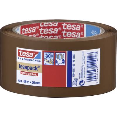 tesa UNIVERSAL 04024-00237-04 Packaging tape tesapack® 4024  Brown (L x W) 66 m x 50 mm 1 pc(s)
