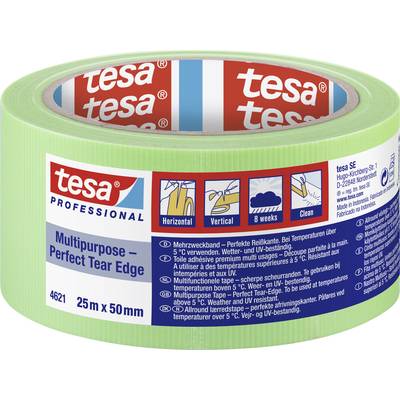 tesa MULTIPURPOSE 04621-00011-00 Plastering tape tesa® Professional Light green (L x W) 25 m x 50 mm 1 pc(s)