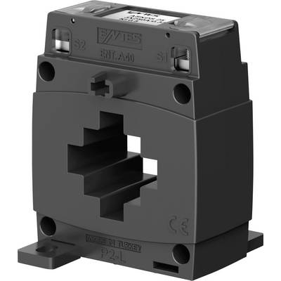 A black terminal transformer with a square opening and CE marking. It is labelled 'Made in Turkey'.