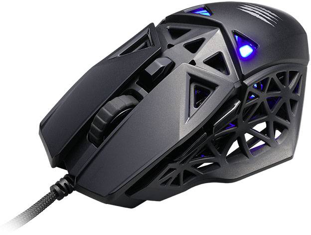 MadCatz R.A.T. DWS wireless Ergonomic gaming mouse Bluetooth® Optical Black 14 Buttons 16000 dpi Ergonomic-1