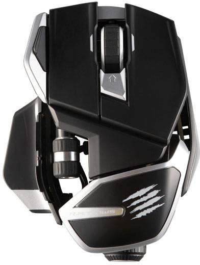 MadCatz R.A.T. DWS wireless Ergonomic gaming mouse Bluetooth® Optical Black 14 Buttons 16000 dpi Ergonomic-0