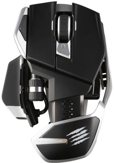 MadCatz R.A.T. DWS wireless Ergonomic gaming mouse Bluetooth® Optical Black 14 Buttons 16000 dpi Ergonomic-9