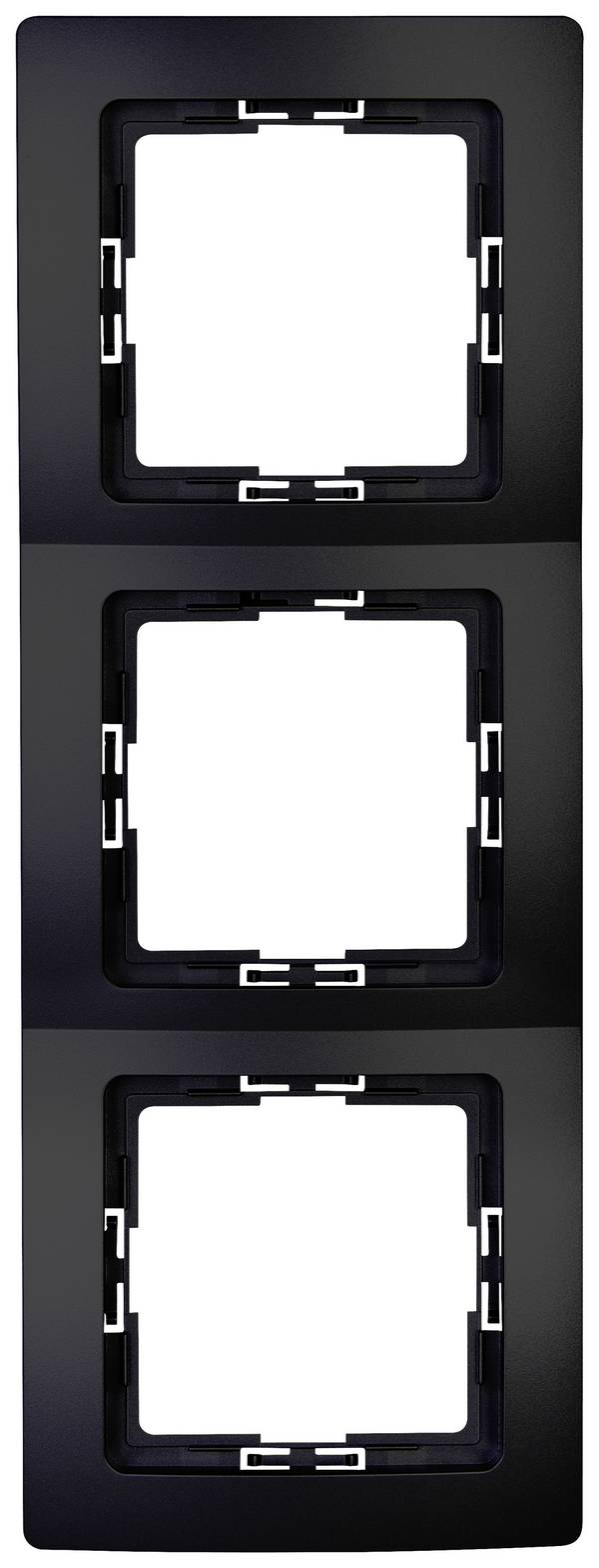 Kopp Frame Cover Paris Black (matt) 308650062 1 pc(s)