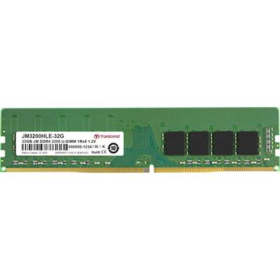 Transcend JetRAM PC RAM card   DDR4 32 GB 1 x 32 GB  3200 MHz 288-pin DIMM  JM3200HLE-32G