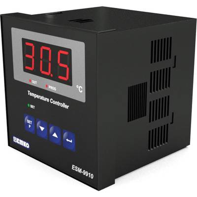 Temperature controller with digital display showing 30.5 degrees Celsius. Buttons for settings and programming are visible.