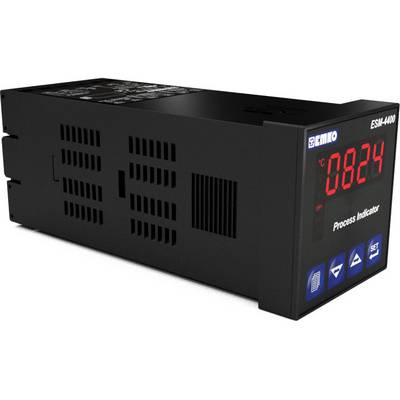 Digital process indicator with a red display, showing '0824°C'. Device has buttons for settings and is black.