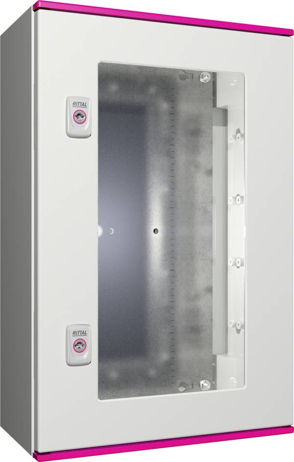 Rittal AX 1449.000 Switchboard cabinet 400 x 600 x 200 Polyester, Steel plate, Polycarbonate (PC) Light grey 1 pc(s)