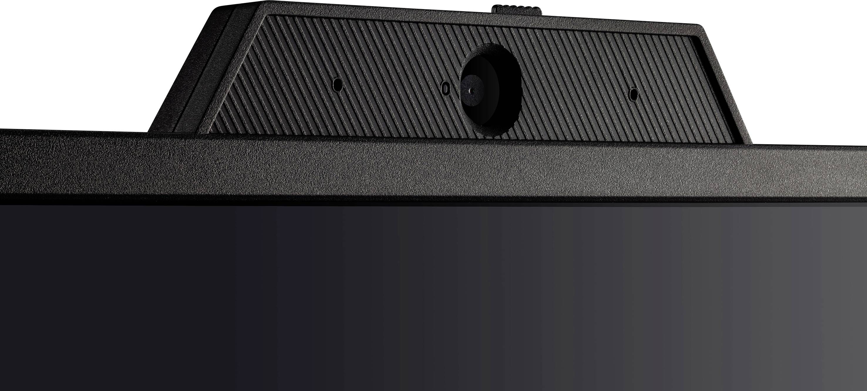 The webcam is located at the top of the monitor's screen edge.