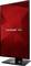 A red screen with the 'ViewSonic' logo in the centre, displaying a clear arrangement of geometric shapes in the background.