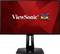 A monitor with a red screen displays the 'ViewSonic' logo and three birds.