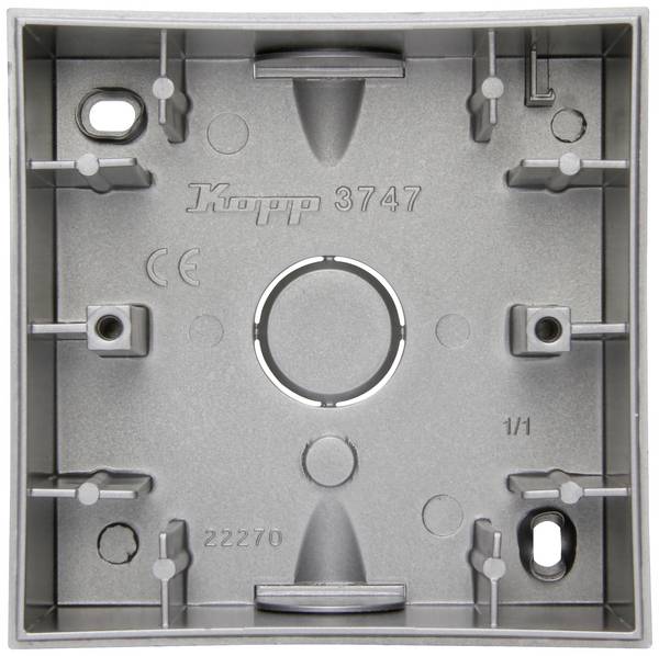 Kopp Surface-mount casing Stainless steel 374747008 1 pc(s)
