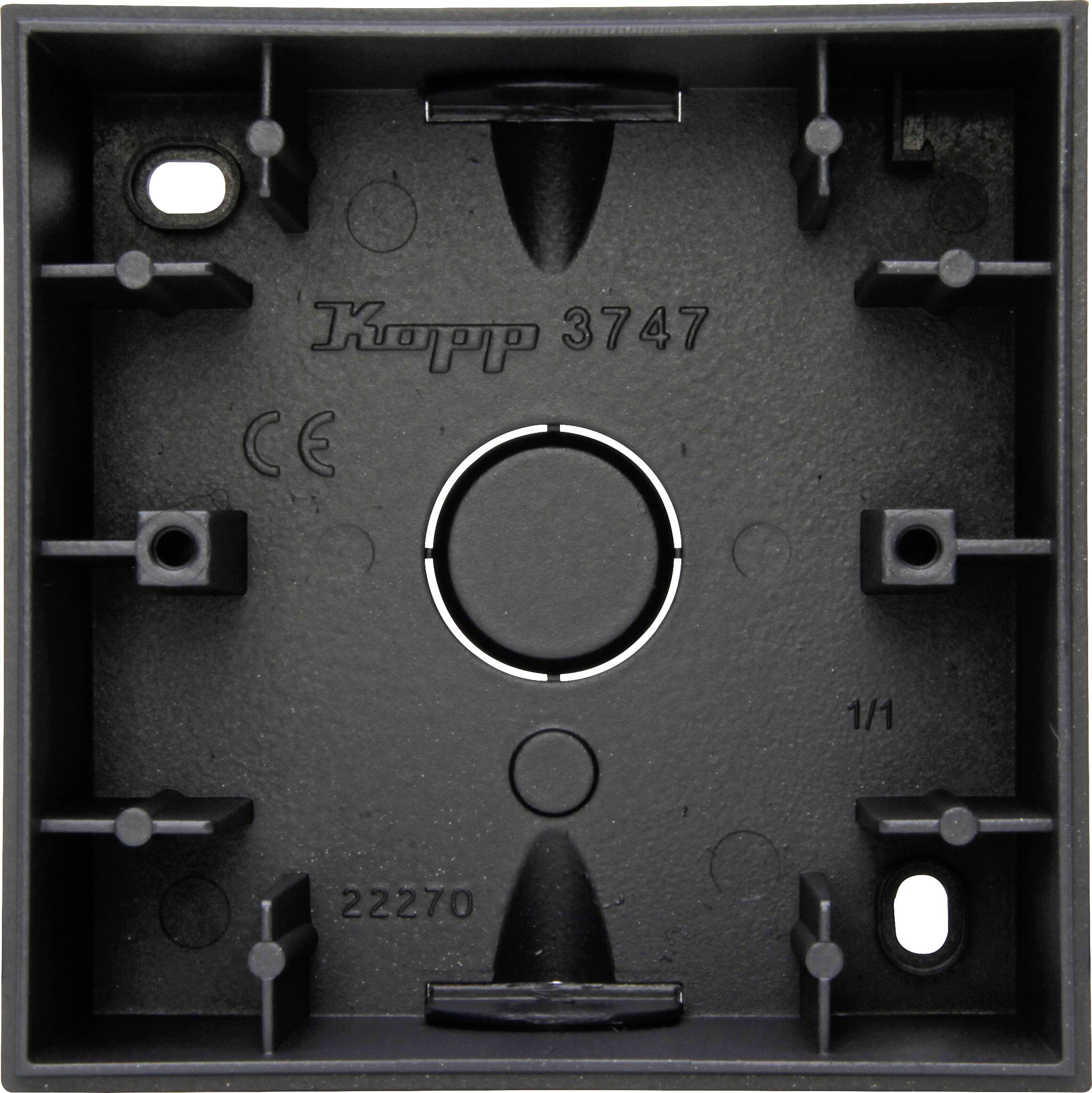 Image of Kopp Surface-mount casing Anthracite 374715005