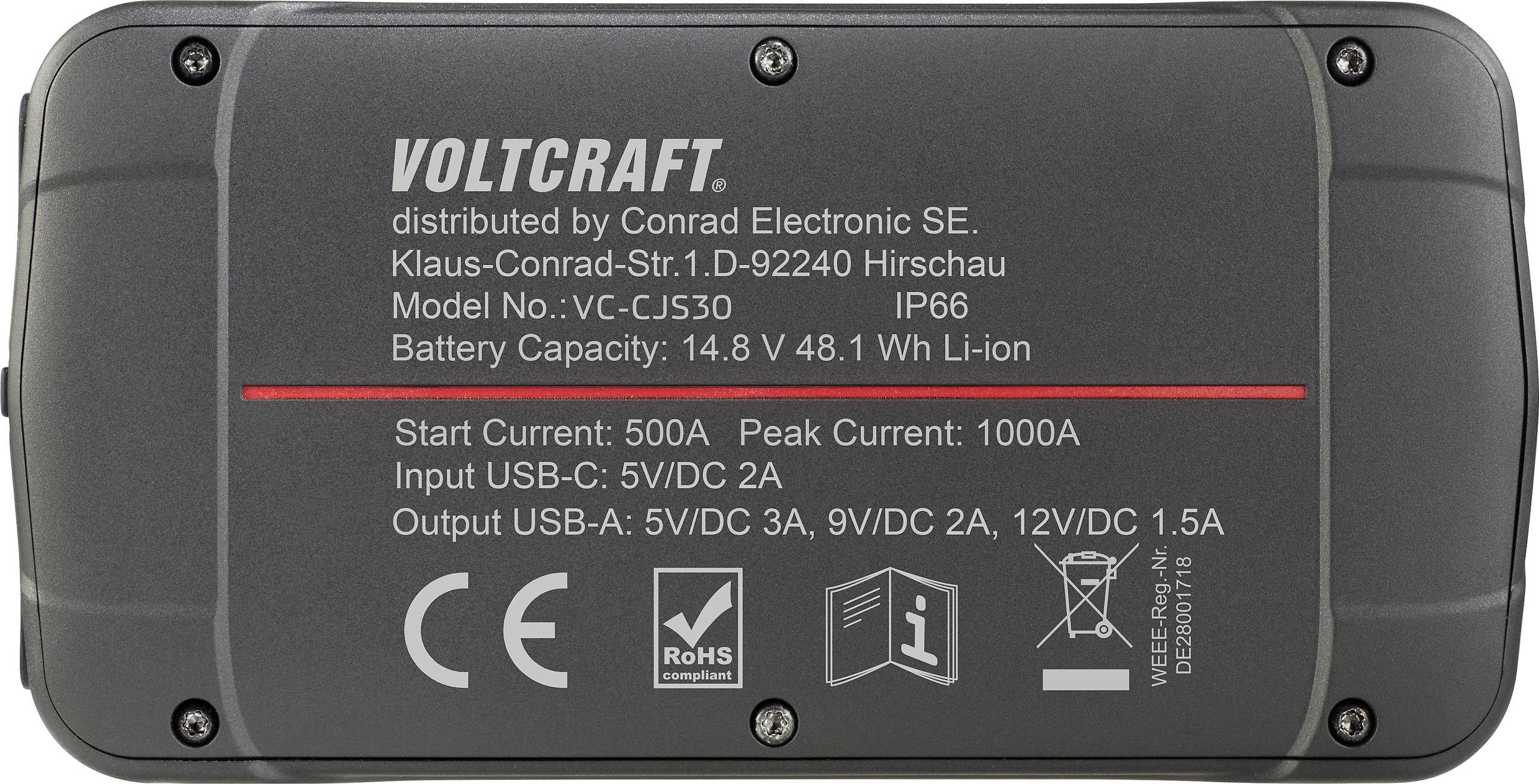 VOLTCRAFT Quick start system VC-CJS30 VC-11769550-3