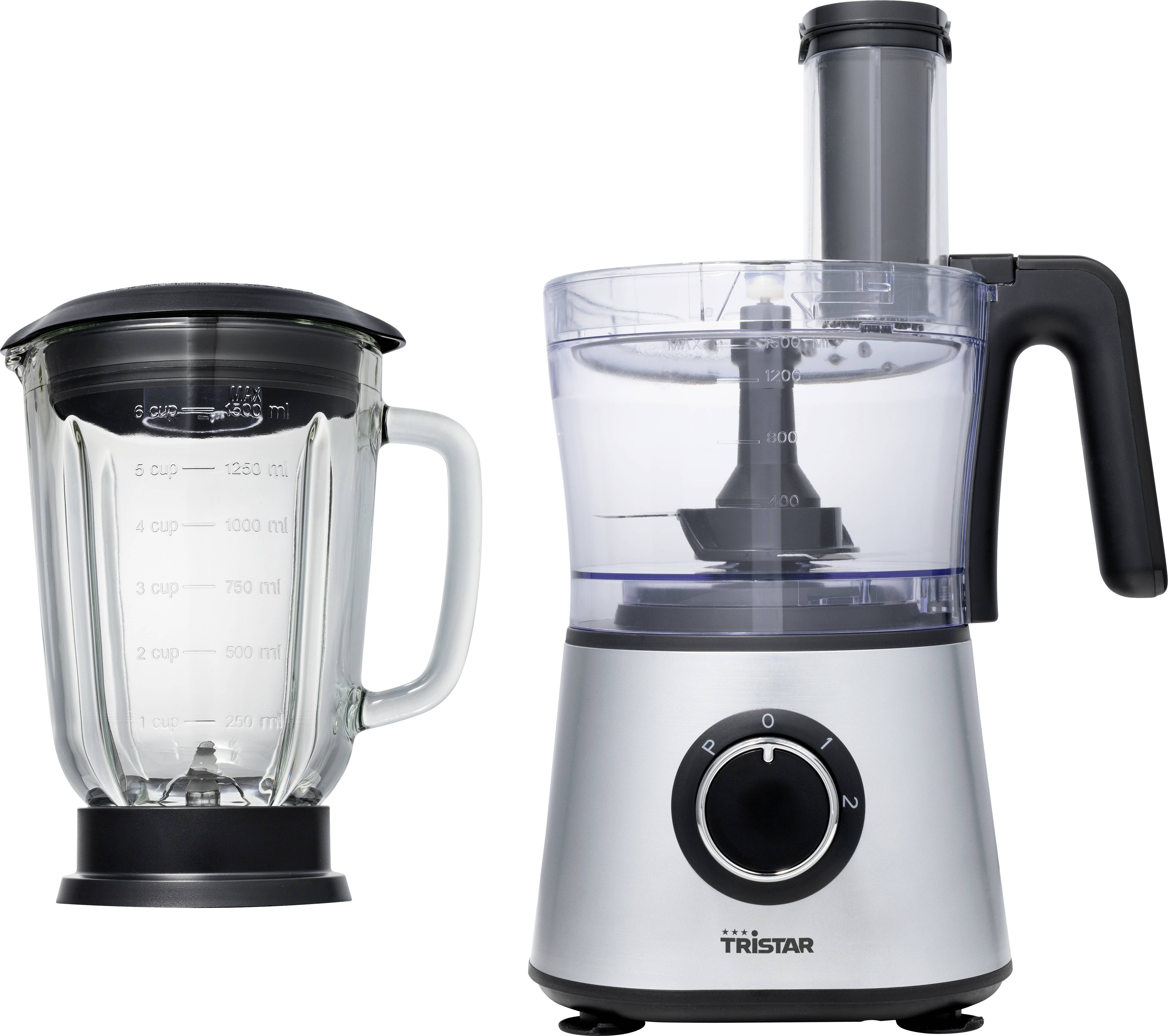 Image of Tristar MX-4823 Food processor 600 W Silver, Black