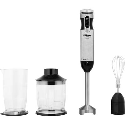 Buy Tristar MX-4829 Hand-held blender 1000 W with graduated beaker,  stepless speed control, Turbo function Stainless steel