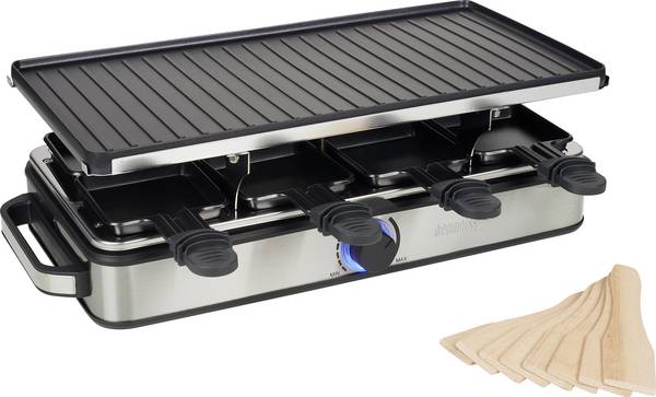 Princess 01.162645.01.001 Raclette Non-stick coating, Indicator light Black/silver