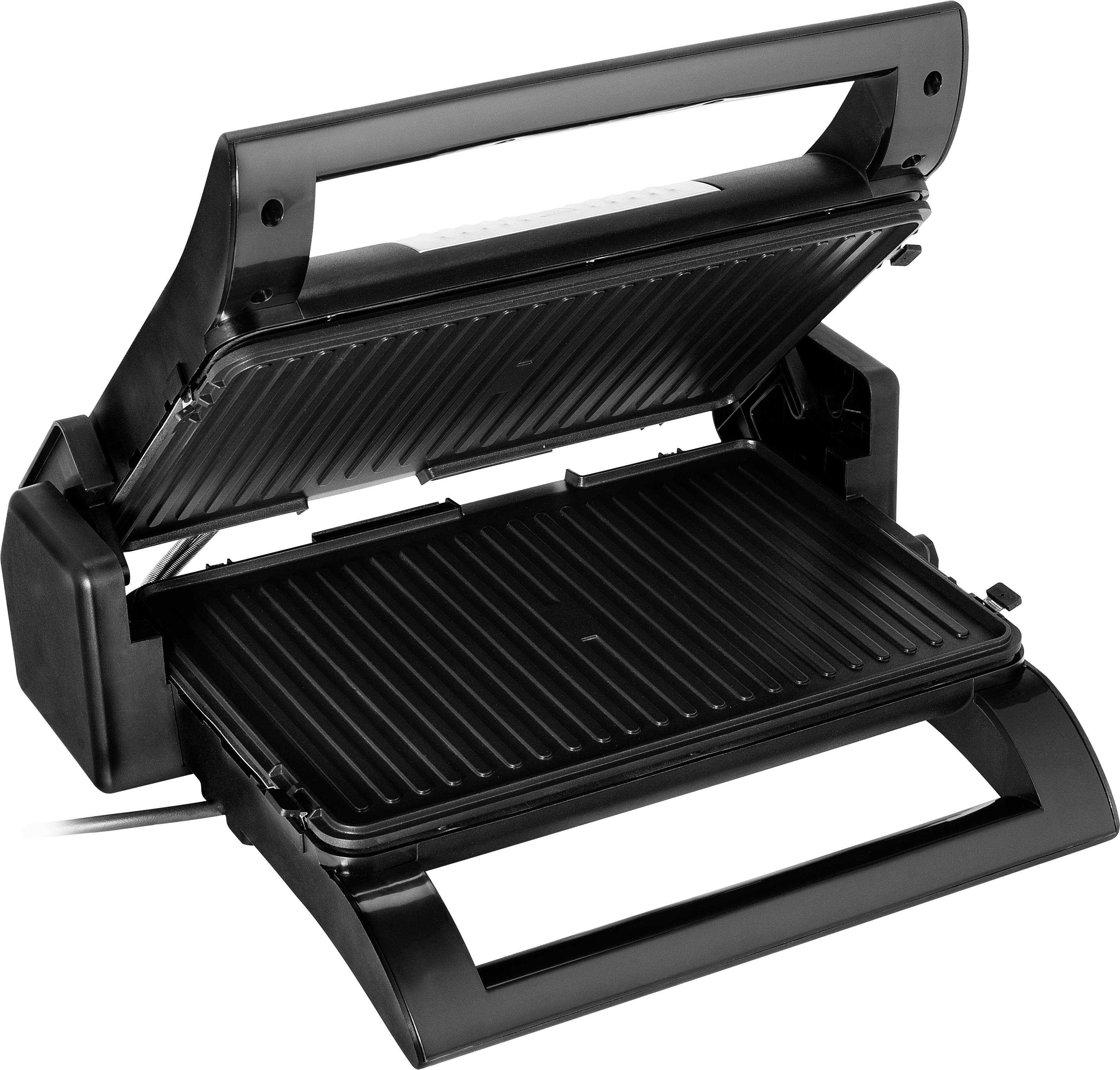 NOVA 02.110502.01.002 Electric Electric grill Indicator light, hinged, Non-stick coating, corded Black