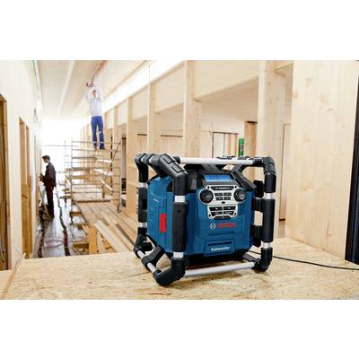 Bosch Professional GPB 18V-5 C Workplace radio FM Bluetooth, AUX splashproof-2