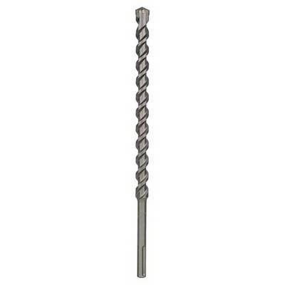 SDS drill bit with spiral shaft, suitable for concrete work, in close-up.