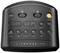 Control buttons on an electronic device with keys for modes, volume, snooze and sleep programmes. LED indicators for status.