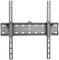 Metal TV wall mount for flat screens. Adjustable rails and integrated spirit level for precise alignment.