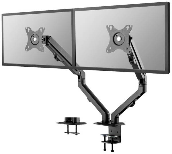 <br> Neomounts<br> FPMA-D650DBLACK<br> <br> Monitor desk mount<br> 1 Display(s)<br> 43,2 cm (17") - 68,6 cm (27")<br> Black<br> Tiltable, Swivelling, Swivelling, Height-adjustable<br>