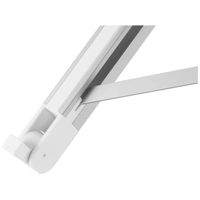 Close-up of an awning joint arm. The image shows the robust construction of the arm and its hinges.
