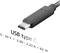 Black USB-C cable, with specifications text next to it: '5 - 20 V / 3.00 - 3.25 A / 65 W'.<br><br>Note: In British English, we typically use a full stop (.) for decimal points, as shown in the translation.