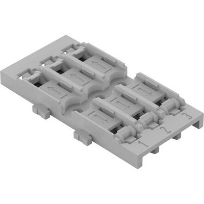 Grey plastic component with numbered slots 1, 2, 3 and arrow markings, likely an electrical connector.