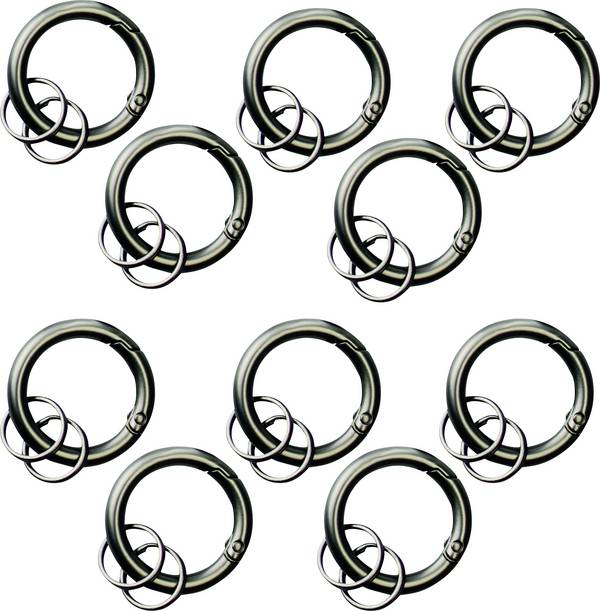 Basi Keyrings 0006-0157 4026434178852 Grey (matt), Black 10 pc(s)