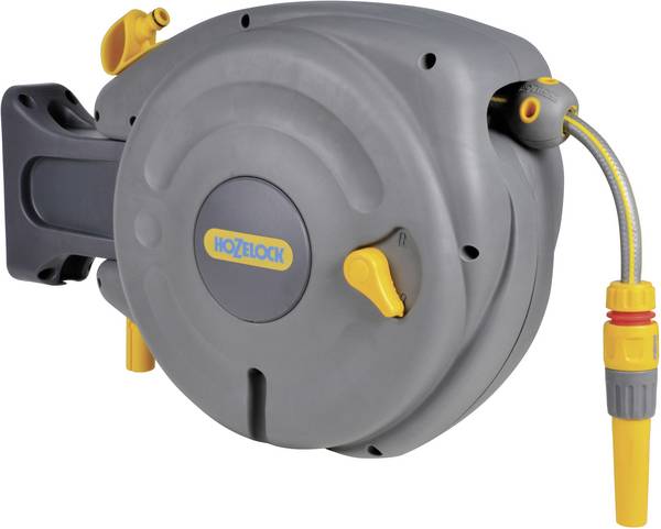 Hozelock 2485R0000 AutoReel Garden hose reel 10 m 1 pc(s) Grey, Yellow