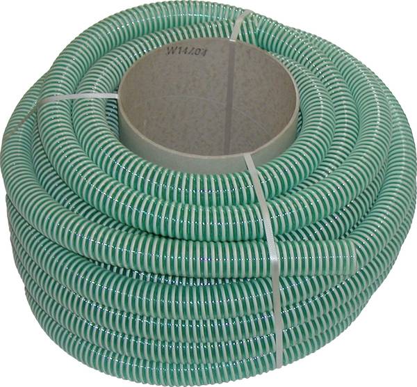 Hozelock 169992 Spiralsaugschlauch Ø32 mm Spiral hose Hose inside diameter=32 mm 25 m Sold per metre Green, White