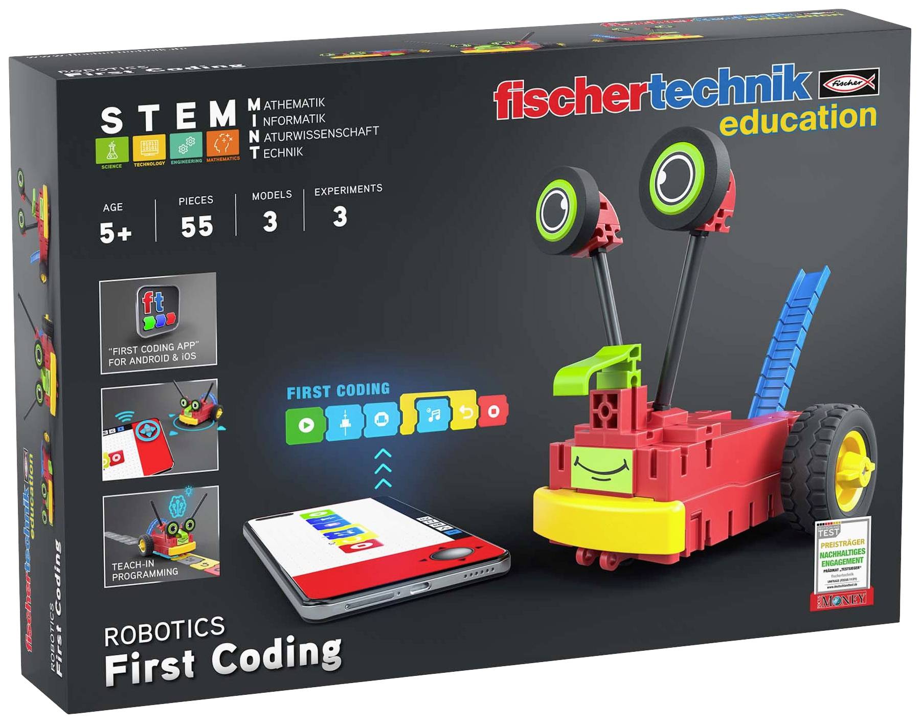 fischertechnik education Robot assembly kit Robotics First Coding 560843